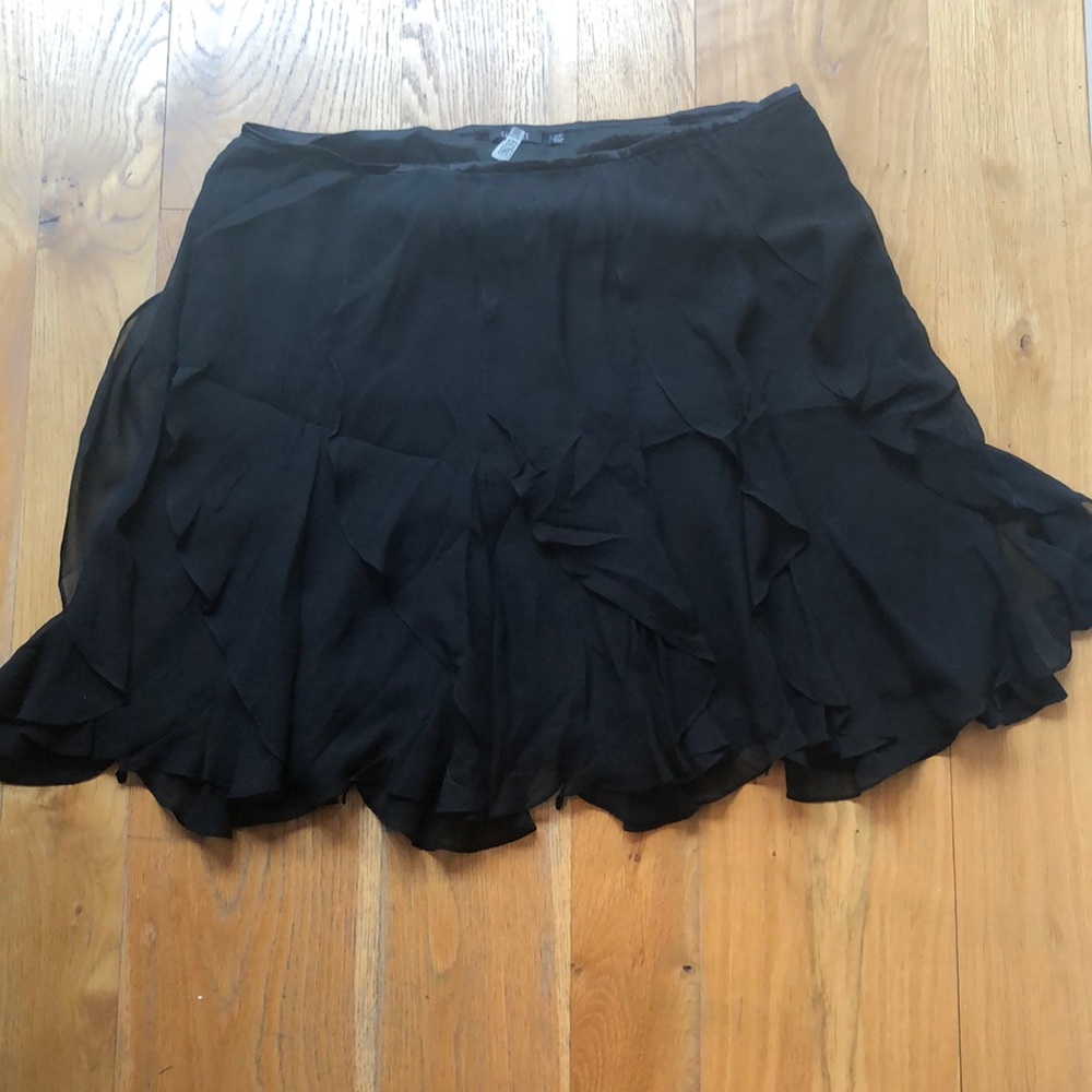 100% Silk Ruffle Skirt by Carlisle. Size 18